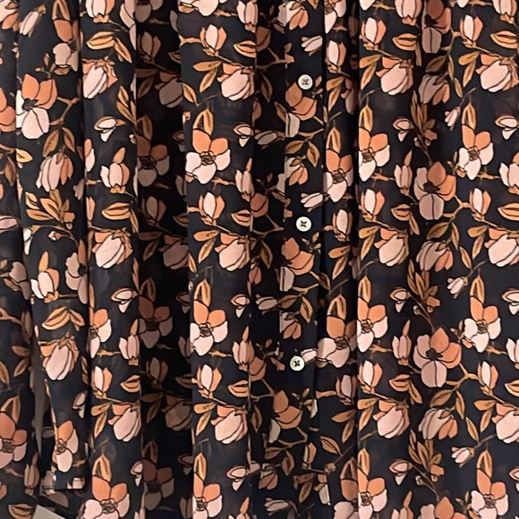 Loft floral blouse size large - Picture 2 of 5